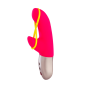 Amorino - Vibromasseur Rabbit silencieux - Rose et jaune fluo