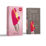 Amorino - Vibromasseur Rabbit silencieux - Rose et jaune fluo