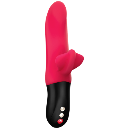 Bi Stronic Fusion - Vibromasseur Rabbit va et vient - Rouge