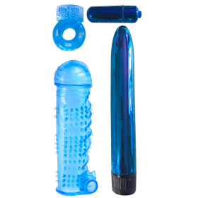 Coffret 4 sextoys bleu Classix - R545120 Coffret 4 sextoys bleu Classix - R545120