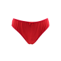 Culotte rouge en dentelle avec nœud en satin - PF09LRED