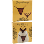 String taupe en dentelle avec bijou cœur doré - PA02MBRW