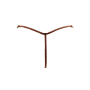 String en dentelle taupe ouvert avec chaînes dorées - PA01MTAUPE