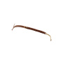 String en dentelle taupe ouvert avec chaînes dorées - PA01MTAUPE