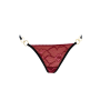 String bordeaux avec anneaux détachables - PM05GOPC-BRED