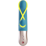 Amorino - Vibromasseur Rabbit silencieux - Pétrole et jaune fluo