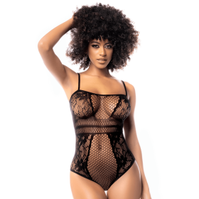 Body résille noire - MAL1103BLK Body résille noire - MAL1103BLK