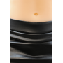 Jupe noire en simili cuir mat Sifia - LSL5-S