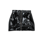 Jupe noire en simili cuir avec zip Lara - LSL6-S