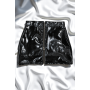 Jupe noire en simili cuir avec zip Lara - LSL6-S