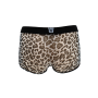 Boxer en résille imprimé léopard gris - LM2501-67GREY