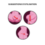 Vibromasseur Rouge Ultra-Souple KISS – USK-V35