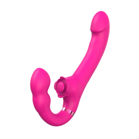 Vibromasseur ROSEA Strap-on Triple Action Télécommandé - SAV190 Vibromasseur ROSEA Strap-on Triple Action Télécommandé - SAV190
