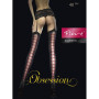 Valentis Stockings - Black and Red
