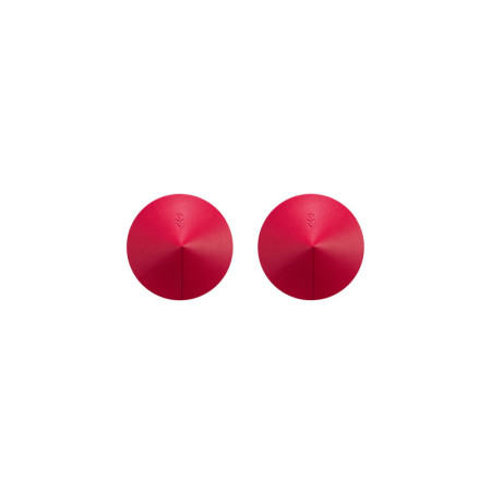 Sublimie paire de cache-tétons rouges PREMIUM