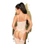 Bodystocking Blanc Eye of the storm - PH0038WHT