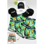 Pack 4 Boxer LM2402-67BIR LOOKME  2 Casquettes Offertes