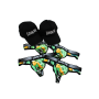 Pack 4 Strings Homme LM2402-57BIR LOOKME  2 Casquettes Offertes