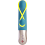 Amorino - Vibromasseur Rabbit silencieux - Pétrole et jaune fluo