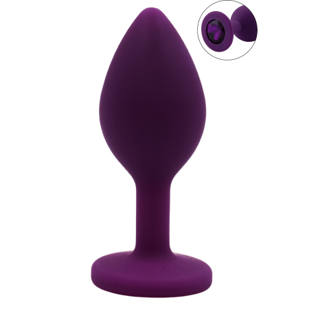 Plug bijou violet Small