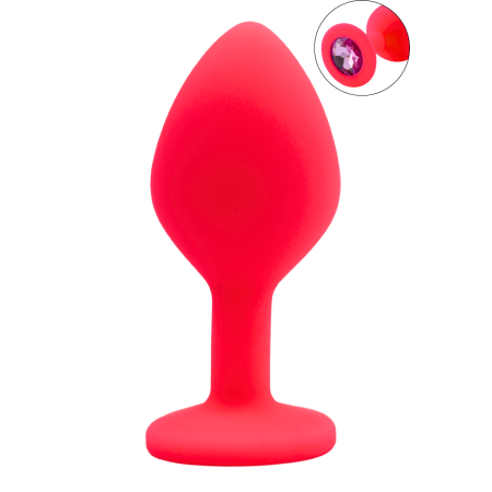 Plug bijou rose Medium