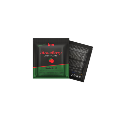 Echantillon Fraise lubricant - Lubrifiant base eau 2ml