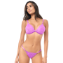 Ensemble sexy 2 pièces en dentelle douce et extensible avec haut réglable et string Mapalé - MAL8949WORC