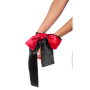 Accessoire sexy en satin polyvalent : masque ou lien pour les mains Mapalé - MAL128BKRD