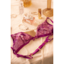 Ensemble sexy 2 pièces en dentelle avec effet brillant Mapalé - MAL8947PKAG