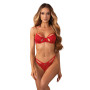 Matildea crotchless Set Red