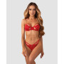 Matildea crotchless Set Red