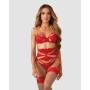 Matildea crotchless Set Red