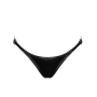 P014 Dominae String en PVC avec fermeture argentée