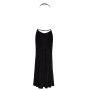 F373 Onyx Robe longue liquide