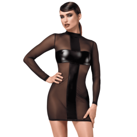 F369 Crossfire Mini Robe en maille et wetlook F369 Crossfire Mini Robe en maille et wetlook