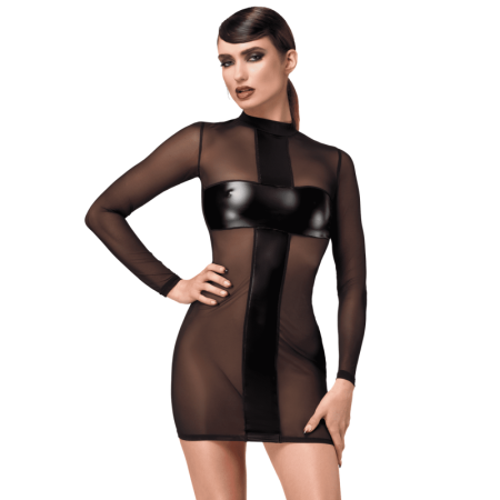 F369 Crossfire Mini Robe en maille et wetlook