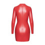 F367 Bombshell Robe Moulante ouverte Red