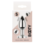 Plug vibrant acier inoxydable anal taille S avec télécommande, USB - RY-207-S