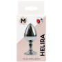 Plug bijou en aluminium bijou rouge Medium - RY-002RED