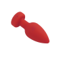 Plug Anal Vibrant Télécommandé SHAKY Rouge- SW3026RED