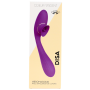 Stimulateur Clitoridien avec langue  Vibromasseur Point G 2-en-1 DISA Violet Cœur Ardent - WS-NV025