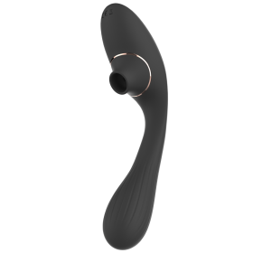 Stimulateur Clitoridien  Vibromasseur Point G 2-en-1 DINA Noir - WS-NV017BLK Stimulateur Clitoridien  Vibromasseur Point G 2-en-1 DINA Noir - WS-NV017BLK