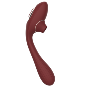 Stimulateur Clitoridien  Vibromasseur Point G 2-en-1 DINA Bordeaux - WS-NV017WIN Stimulateur Clitoridien  Vibromasseur Point G 2-en-1 DINA Bordeaux - WS-NV017WIN