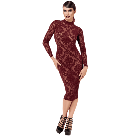 F384 Kink Royal Robe mi-longue