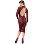 F384 Kink Royal Robe mi-longue