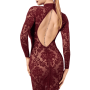 F384 Kink Royal Robe mi-longue
