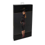 F371 Luxuria robe mi-longue cristal transparente