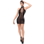 F370 Luxuria Mini robe cristal transparente