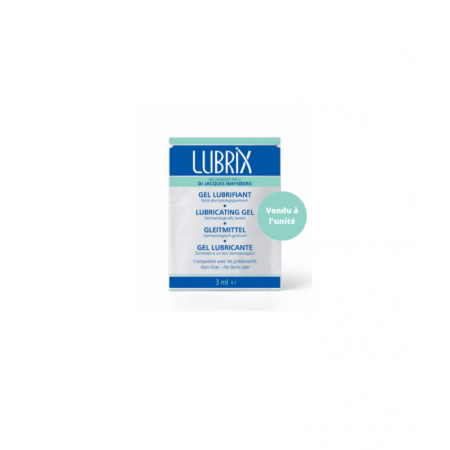 Dosette gel lubrifiant 3ml Lubrix