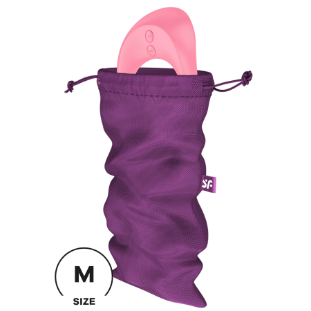 Sac de rangement sextoys violet taille M Treasure Bag Satisfyer 